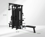 Spēka trenažieris TUNTURI Platinum Wide Lat Pulldown Plate loaded V-series