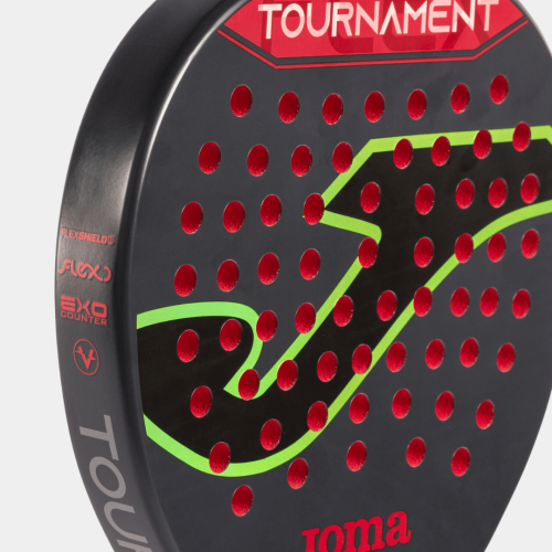 Padel rakete Joma Tournament Paddle Racket Black Red