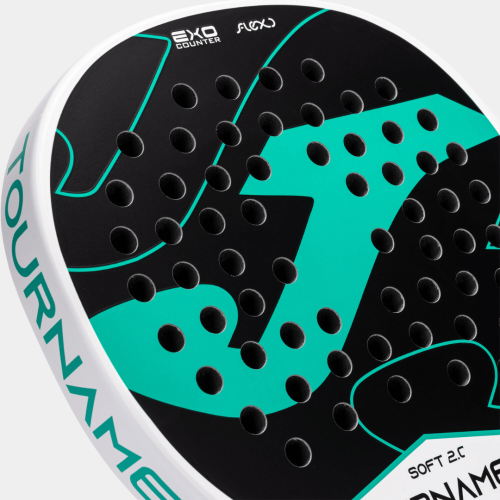 Padel rakete Joma Tournament Soft Paddle Racket White Green