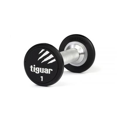 Profesionālas PU hanteles TIGUAR 1–70 kg