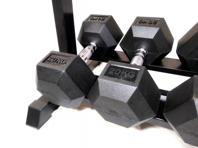 Sešstūra hanteļu komplekts STRONGMAN (2x12,5-35kg)