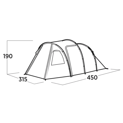 Telts Easy Camp Tent Hidra 5