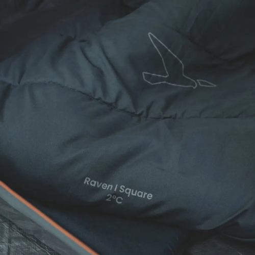 Guļammaiss Easy Camp Sleeping Bag Raven | Square 2°C
