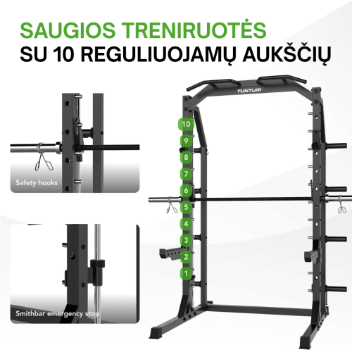 Spēka stacija TUNTURI SM70 Smith Machine (1/3)