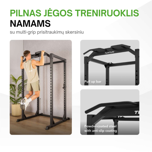 Spēka stacija TUNTURI PR60 Power Rack (1/2)