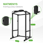 Spēka stacija TUNTURI PR60 Power Rack (1/2)