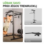 Spēka stacija TUNTURI PR60 Power Rack (1/2)