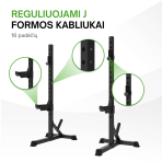 Statīvs TUNTURI SS60 Squat Stand (1/2)