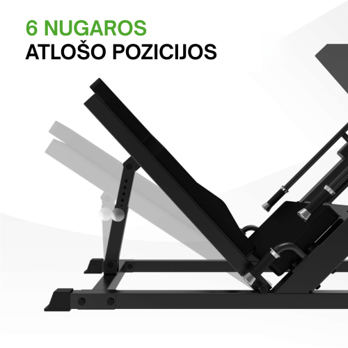 Kāju prese TUNTURI LP60 Leg Press / Hack Squat (1/4)