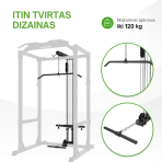 Papildinājums vilkmei TUNTURI PR60 Power Rack - Pulley Attachment (1/2)