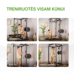 Papildinājums vilkmei TUNTURI PR60 Power Rack - Pulley Attachment (1/2)