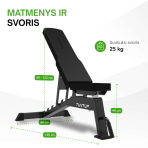 Universāls sols TUNTURI UB70 Utility Bench