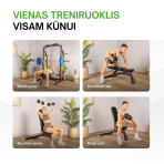 Universāls sols TUNTURI UB70 Utility Bench