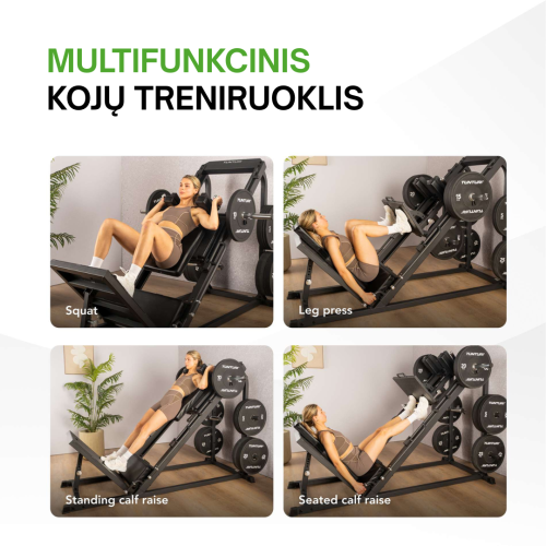 Kāju prese TUNTURI LP60 Leg Press / Hack Squat (1/4)