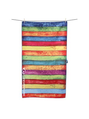 Lifeventure ceļojumu dvielis no mīkstas šķiedras ar svītrām