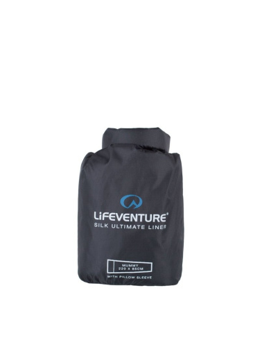 Guļammaisa ieliktnis Lifeventure Silk Ultimate SB Liner ar spilvendrānu