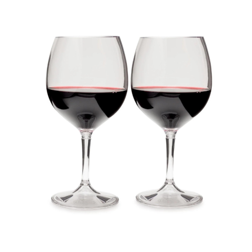 Kelionēšanas sarkanvīna glāžu komplekts GSI Outdoors Nesting Red Wine Glass Set