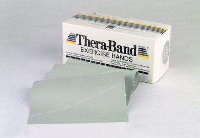 Elastīgā lente Thera-Band 1.8 m, sudraba