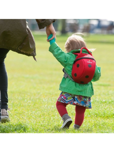 Bērnu mugursoma-kepursēns Littlelife Toddler Backpack Ladybird