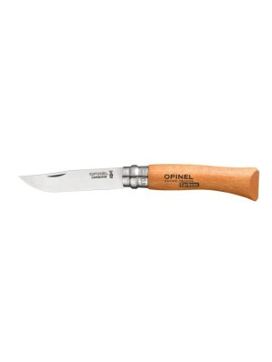 Opinel zvejnieka tērauda nazis Nr.7 ar buka rokturi