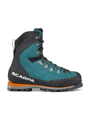 Silti alpīnistu zābaki Scarpa Mont Blanc GTX Lake Blue