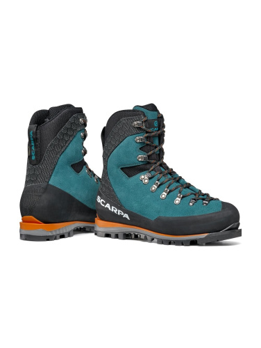 Silti alpīnistu zābaki Scarpa Mont Blanc GTX Lake Blue