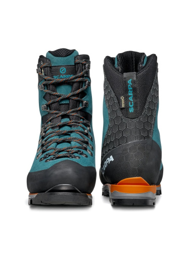 Silti alpīnistu zābaki Scarpa Mont Blanc GTX Lake Blue