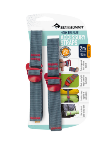 Aksesuāru siksna ar āķi STS Accessory Strap ar āķi 20 mm 2 m