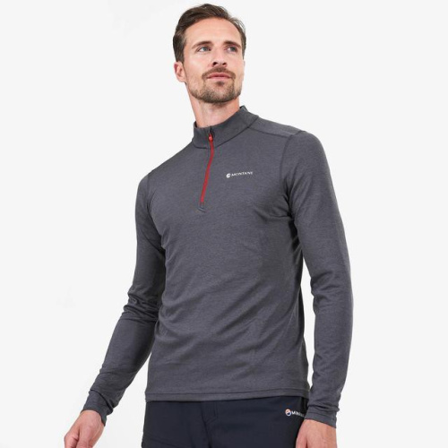 Vīriešu termo krekls Montane Dart Thermo Zip Neck