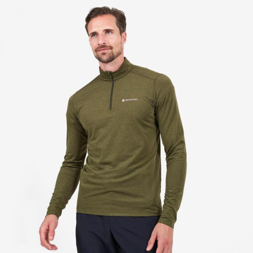 Vīriešu termo krekls Montane Dart Thermo Zip Neck