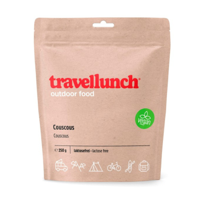 Nr.61 Ēdiens ceļojumiem Travellunch Vegāniskais kuskuss bez laktozes 250 g.