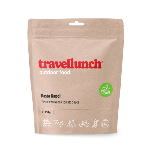 Nr.85 Ēdiens ceļojumiem Travellunch makaroni ar Napoli mērci 250 g.
