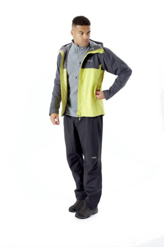 Vīriešu lietus šņorēm ar pūdēm Rab Downpour Eco Pants