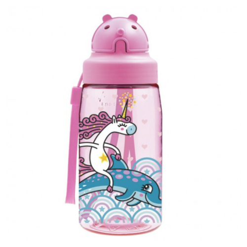 Dažādu krāsu bērnu dzeramais šūkure Laken TRITAN Bottle 0,45 L. OBY Cap
