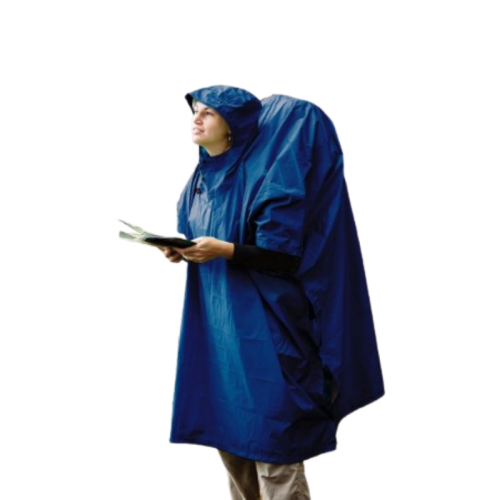 Lietusnecaurlaidīga STS nailona pončo virsma