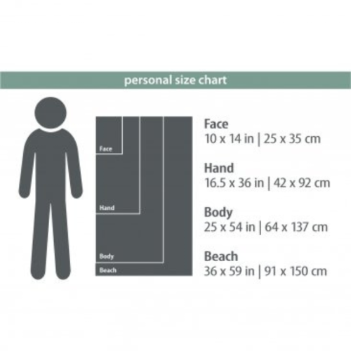 Dvieļa paklājs PackTowl RecPers Smilšu kāpas