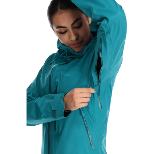 Sieviešu lietus mētelis Rab Firewall Jacket