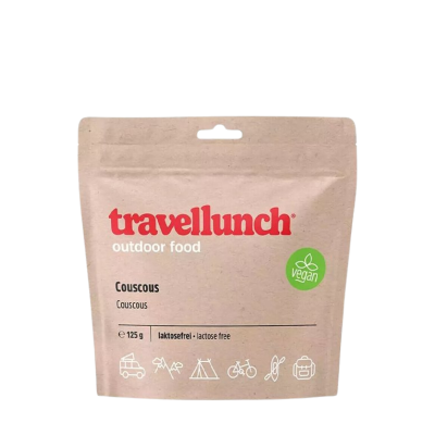 Nr.60 Ceļošanas ēdiens Travellunch Vegānisks kuskuss bez laktozes 125 g.