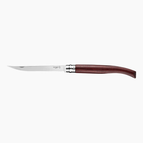 Izgriezuma nazis ar smalkiem asmens galiem Opinel Nr. 15 ar Āfrikas koraļļu koku rokturi.