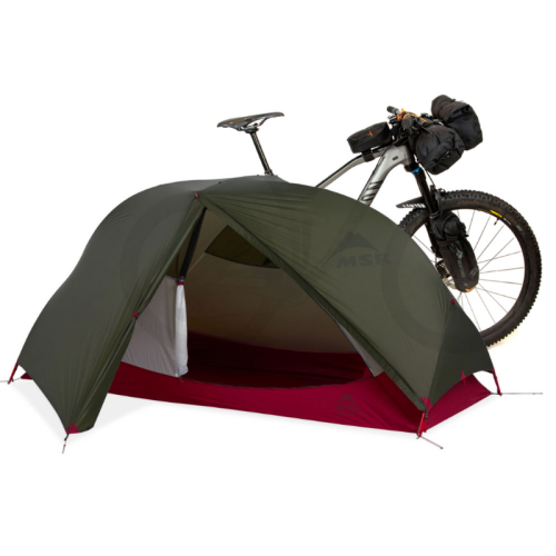 Vienvietīgs teltis uz velosipēda MSR Hubba Hubba Bikepack 1