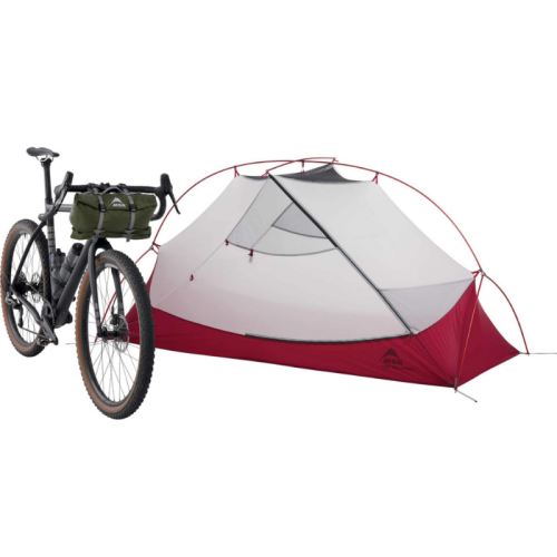 Vienvietīgs teltis uz velosipēda MSR Hubba Hubba Bikepack 1