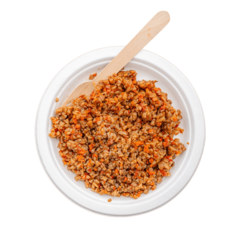 Nr.92 Ceļojumu ēdiens MustangFeast cūkgaļas ribiņas BBQ ar ķiploka kartupeļu biezi + brauni pirags