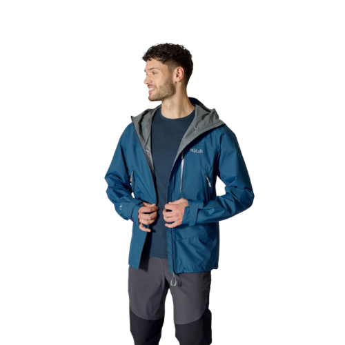Vīriešu lietusmētelis Rab Downpour Mountain Jacket