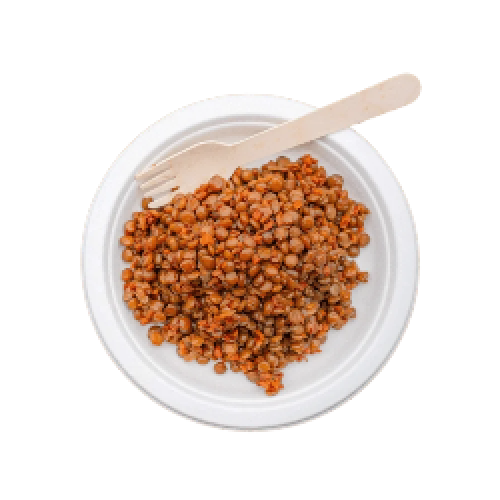 Nr.103 Ēdiens ceļojumiem MustangFeast cūkas fileja ar lēcām + brauni mafins