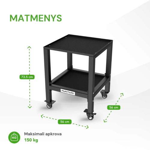 Svaru/hanteļu statīvs Tunturi Rapid Adjustable Dumbbell Stand
