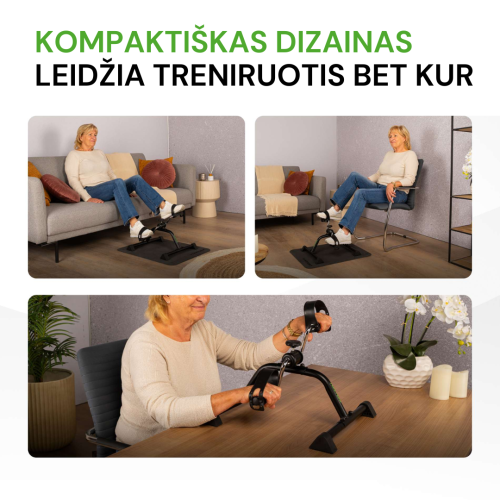 Velotrenažieris Tunturi Mini Bike Basic, Black