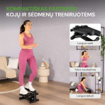 Steperis Tunturi Stepper, Black, Incl. Display