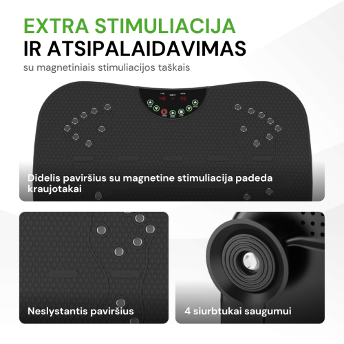 Vibrācijas platforma Tunturi Cardio Fit V30 Vibration Plate