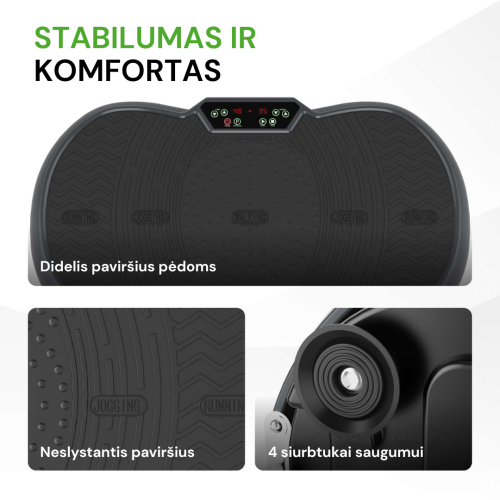 Vibrācijas platforma Tunturi Cardio Fit V40 Vibration Plate