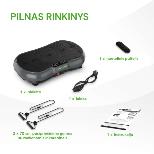 Vibrācijas platforma Tunturi Cardio Fit V40 Vibration Plate